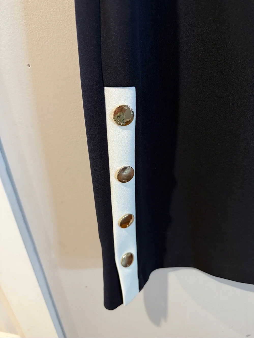 Tommy Hilfiger Navy Mini Dress with White Trim - Picture 2 of 6